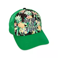 Dope As Fuck Floral Trucker Hat at Spencer's