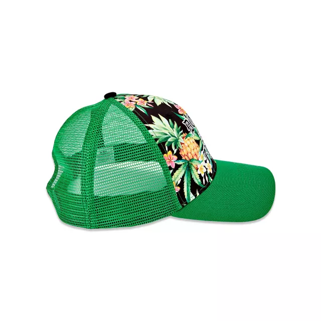 Dope As Fuck Floral Trucker Hat at Spencer's