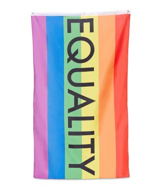 rainbow equality flag banner