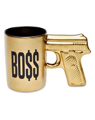 Goldtone Gun Boss Coffee Mug - 18 oz.