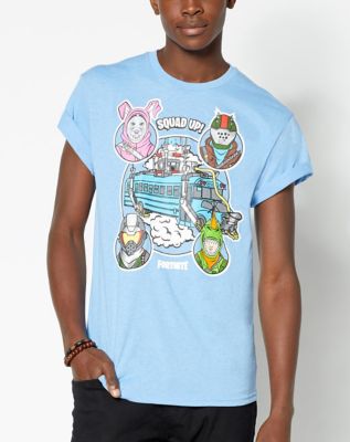 adult battle bus t shirt fortnite - fortnite llama head drawing