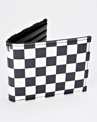 Checkered Bifold Wallet