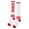 Fuck Off Knee High Socks at Spencer's
