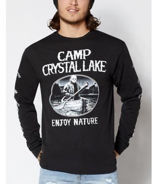 Camp Crystal Lake Long Sleeve T Shirt - Friday the 13th