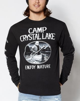 Camp Crystal Lake Long Sleeve T Shirt - Friday the 13th - Spencer's