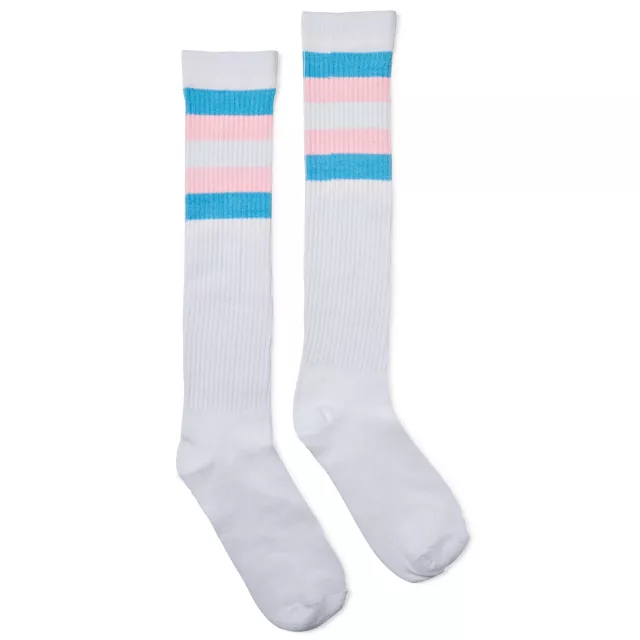 Transgender Stripe Knee High Socks at Spencer's