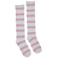 Pink Stripe Knee High Socks at Spencer's
