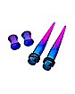 Multi-Pack Ombre Glitter Tapers and Plugs - 2 Pair