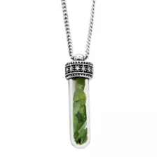 Green Chip Necklace at Spencer's