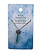 Blue Howlite Chip Necklace
