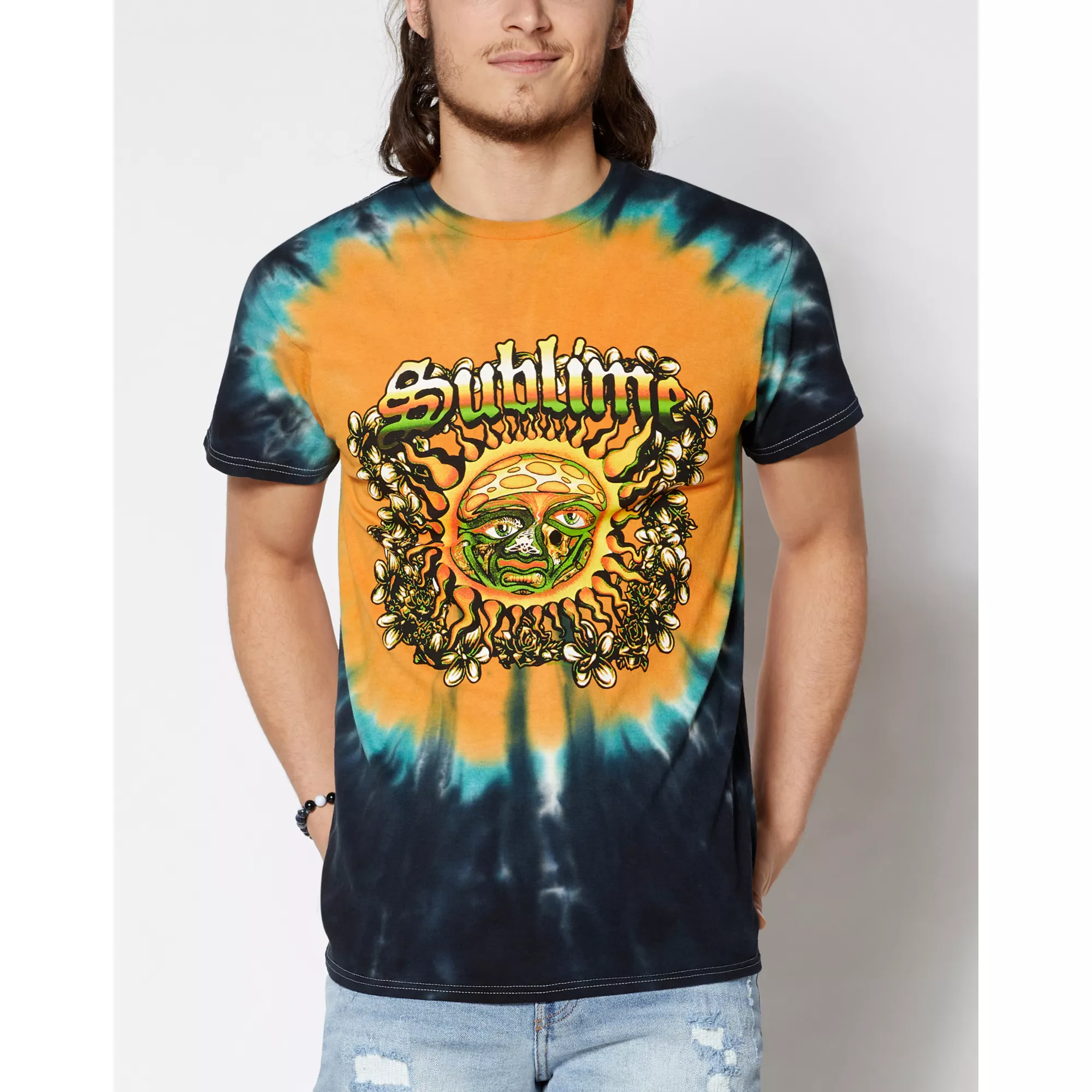 Tie Dye Sun Sublime T Shirt at Spencer's