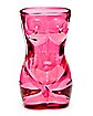 Pink Female Body Shot Glass - 1.5 oz.