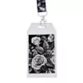 Grey Floral Lanyard at Spencer's