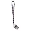 Grey Floral Lanyard at Spencer's