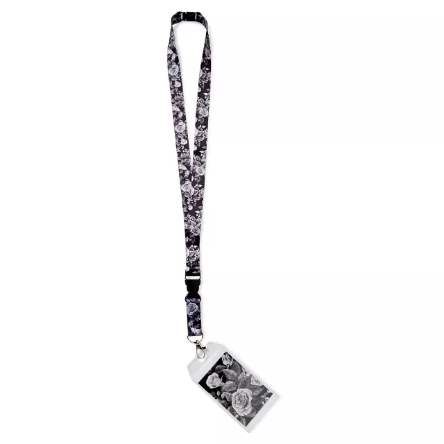 Grey Floral Lanyard at Spencer's