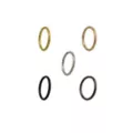 Multi-Pack Colored Hoop Nose Rings - 5 Pack at Spencer's