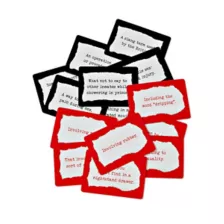 The Game of Blurting Expletives Card Game at Spencer's