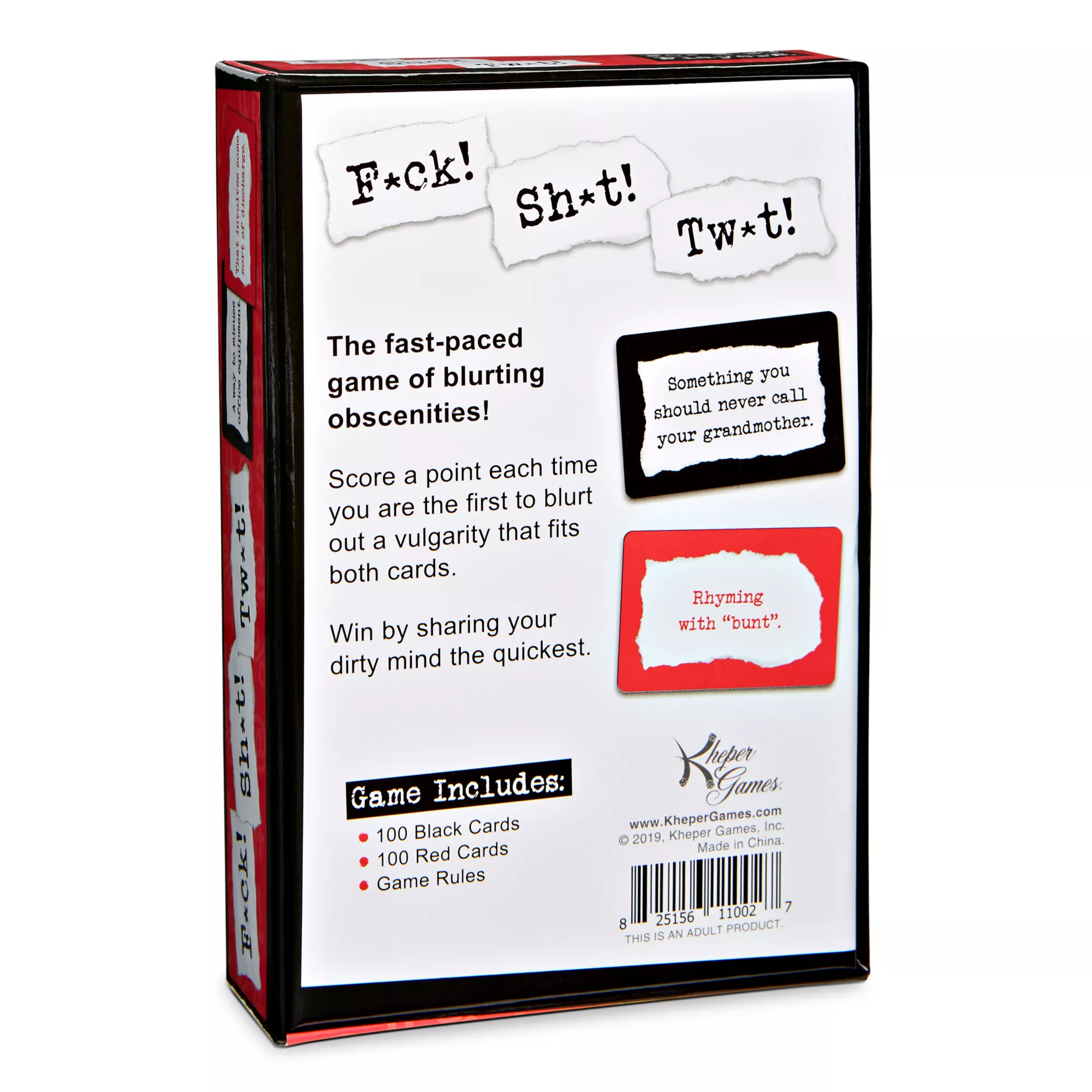 The Game of Blurting Expletives Card Game at Spencer's