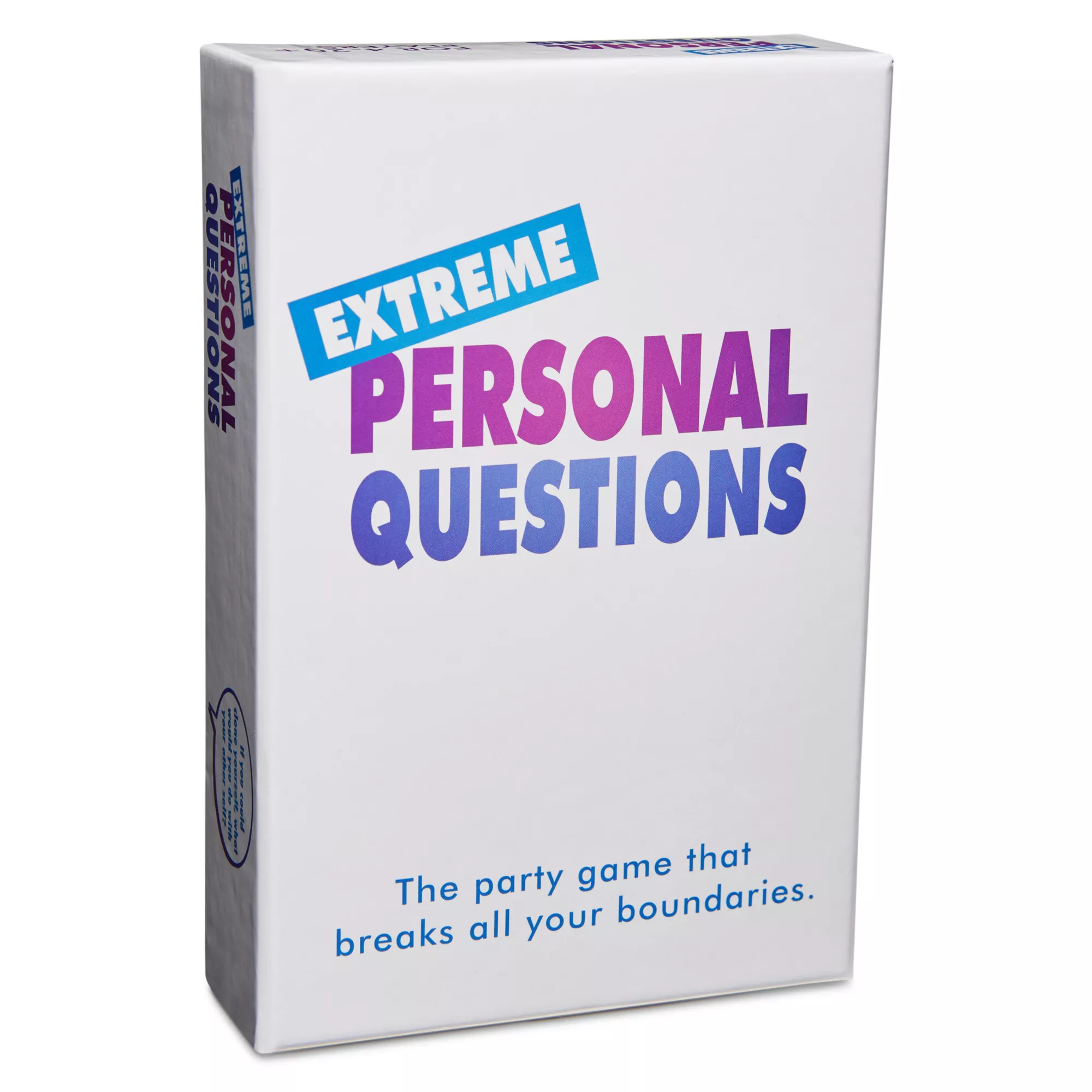 Extreme Personal Questions Card Game