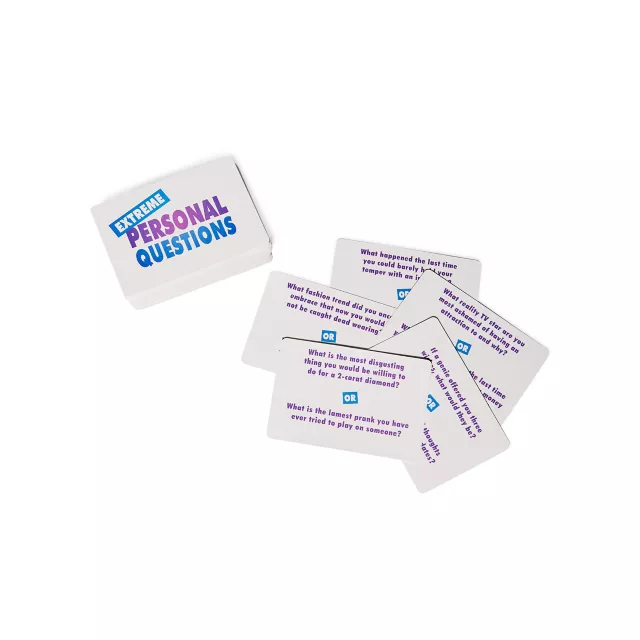 Extreme Personal Questions Card Game