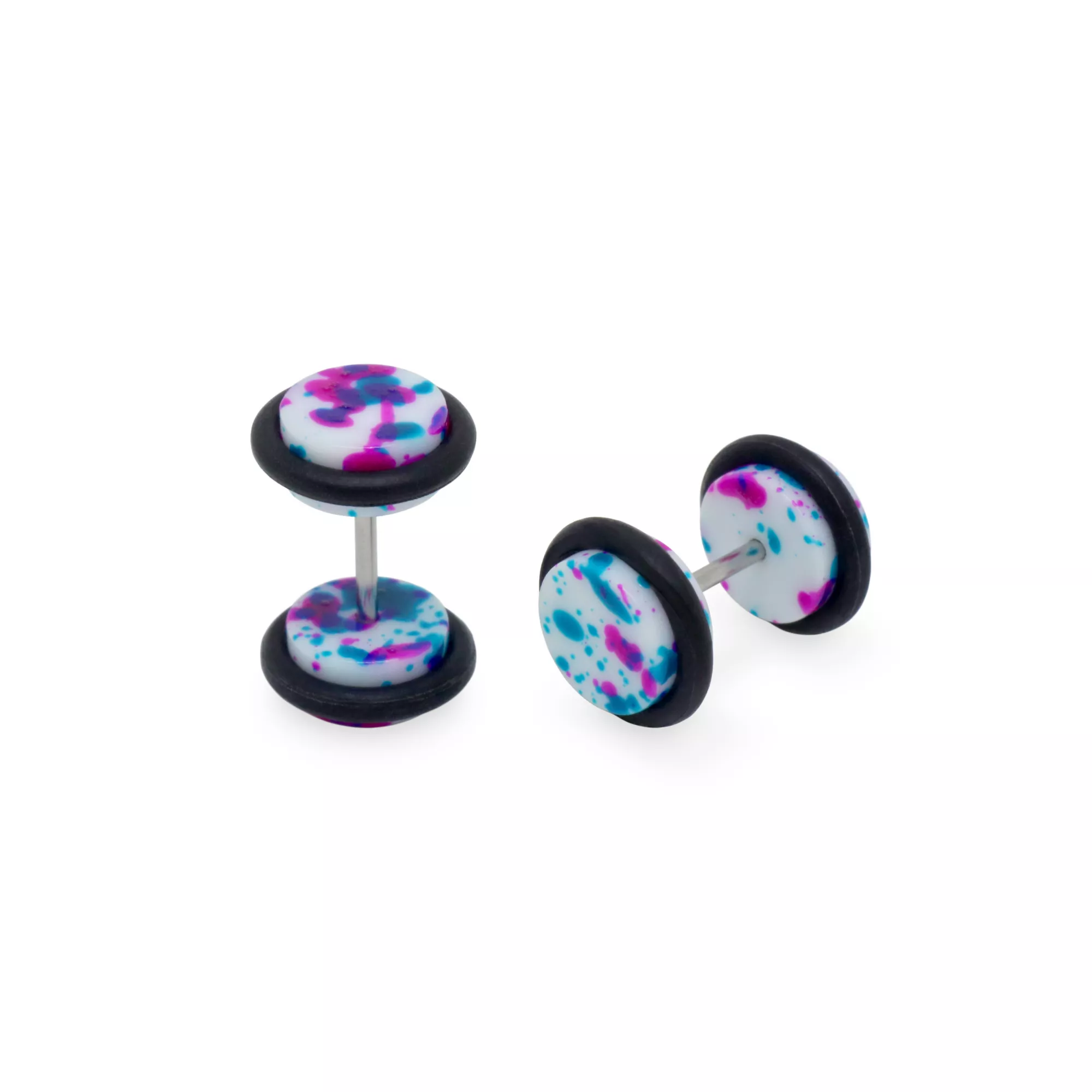 Splatter Fake Plugs - 18 Gauge at Spencer's