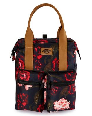 dickies floral fashion convertible backpack purse