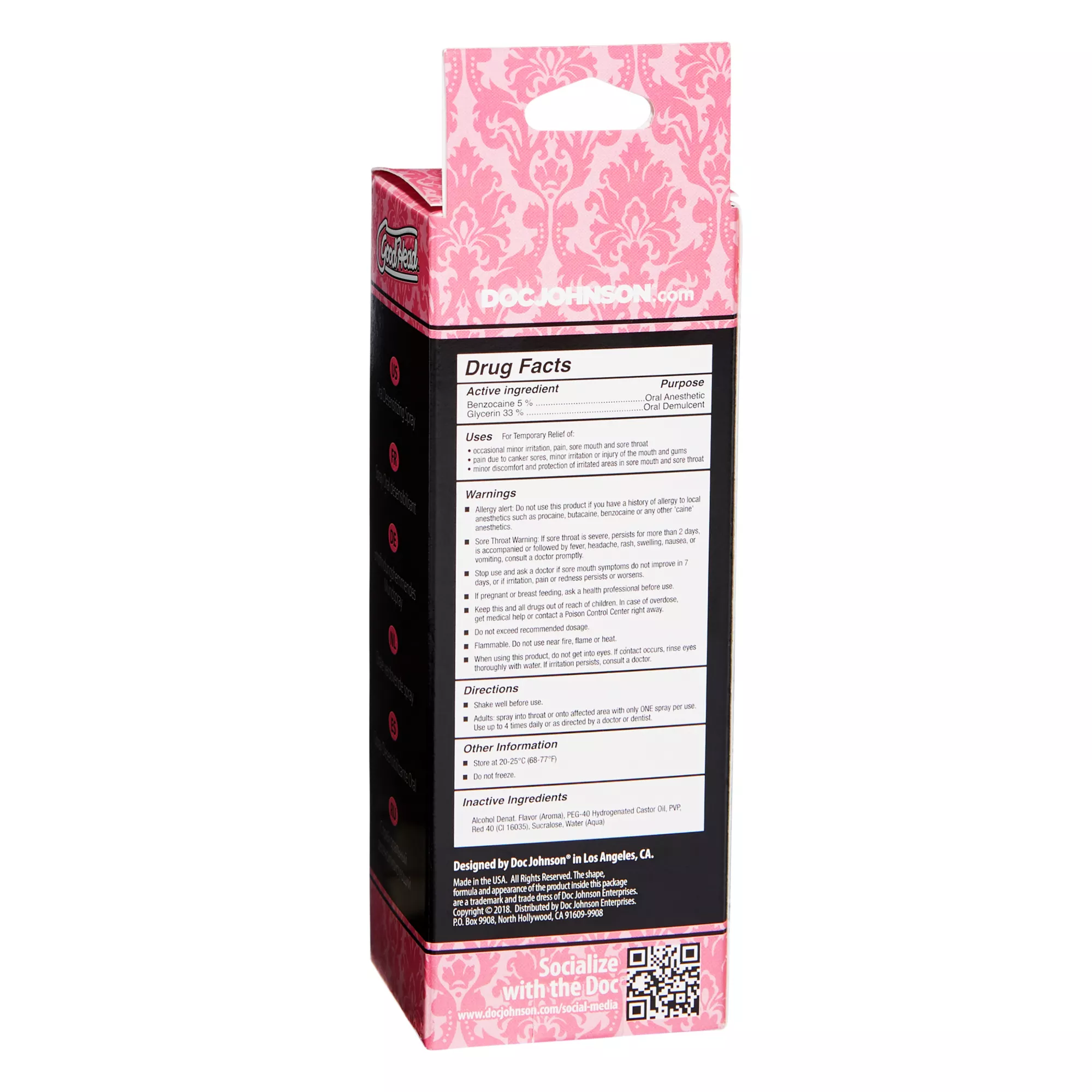 Numbing Wild Watermelon Flavored Deep Throat Spray - 2 oz. at Spencer's