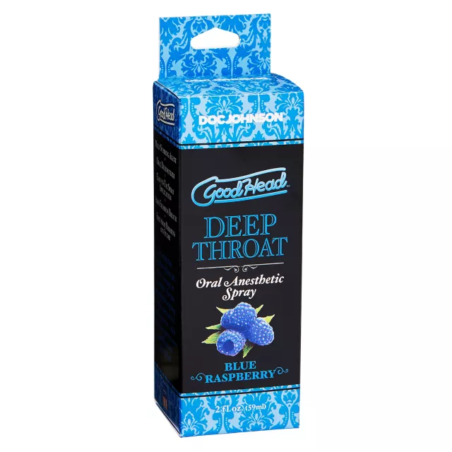 Numbing Blue Raspberry Deep Throat Spray - 2 oz. at Spencer's