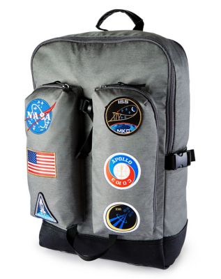 NASA Patches Built-Up Backpack