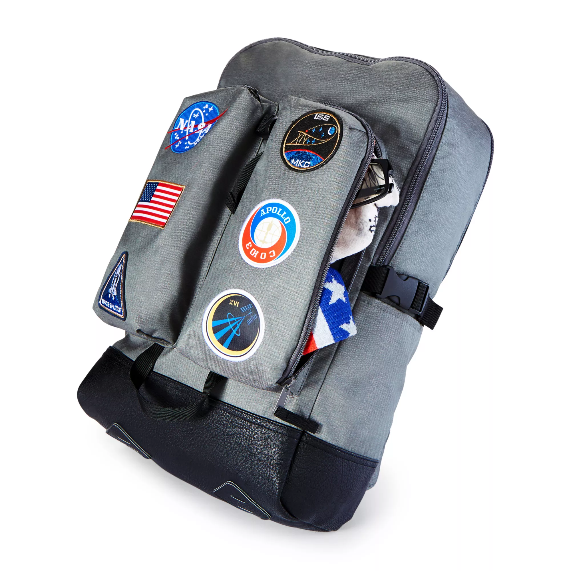 NASA Patches Built-Up Backpack at Spencer's