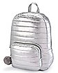 Silver Puffer Backpack