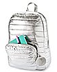 Silver Puffer Backpack