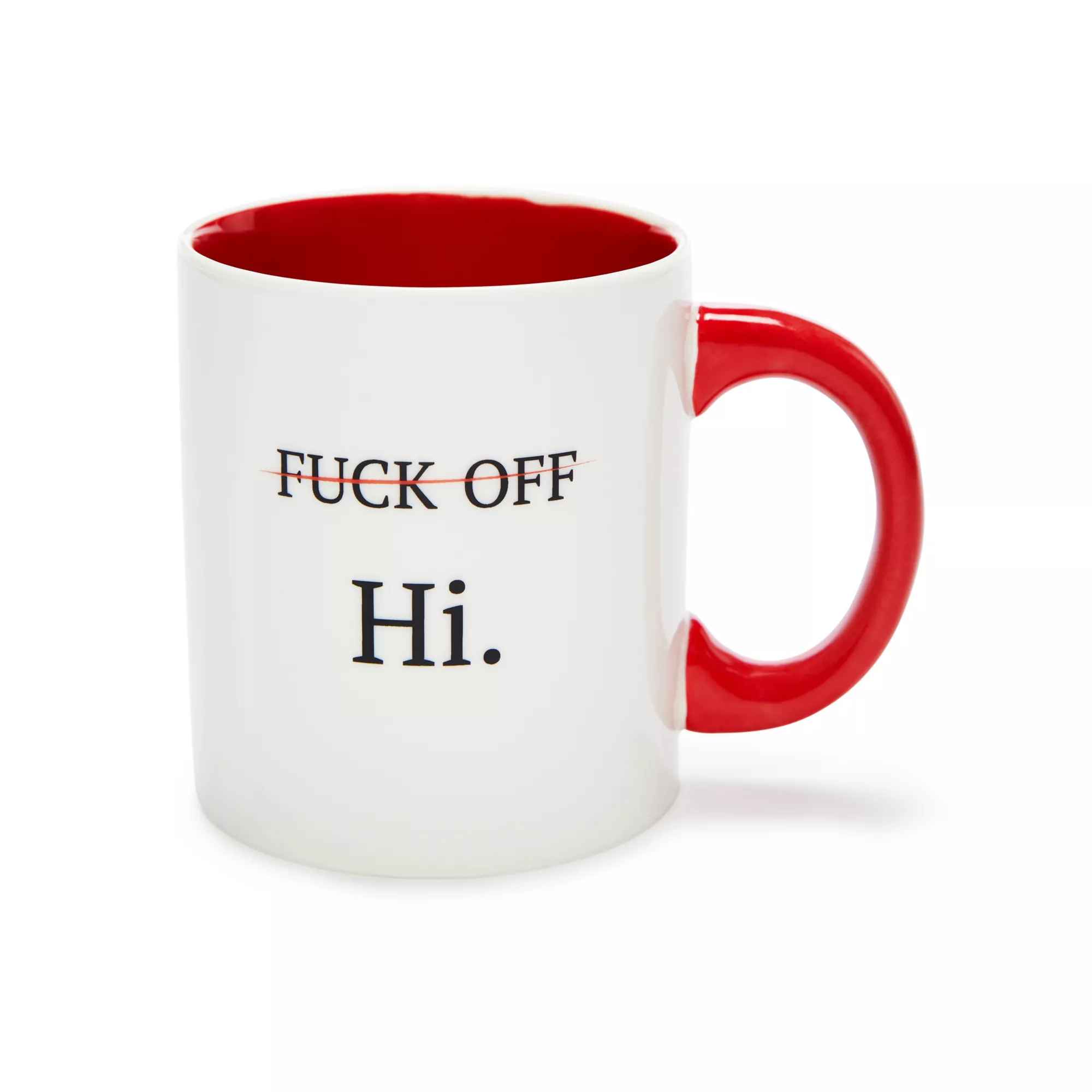 Fuck Off Hi Coffee Mug - 20 oz. at Spencer's