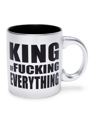 King Of Fucking Everything Coffee Mug 20 Oz Spencers