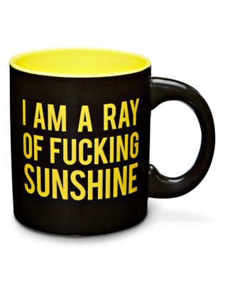 Black I Am a Ray of Sunshine Coffee Mug - 20 oz.