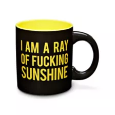 Black I Am A Ray of Sunshine Coffee Mug - 20 oz. at Spencer's