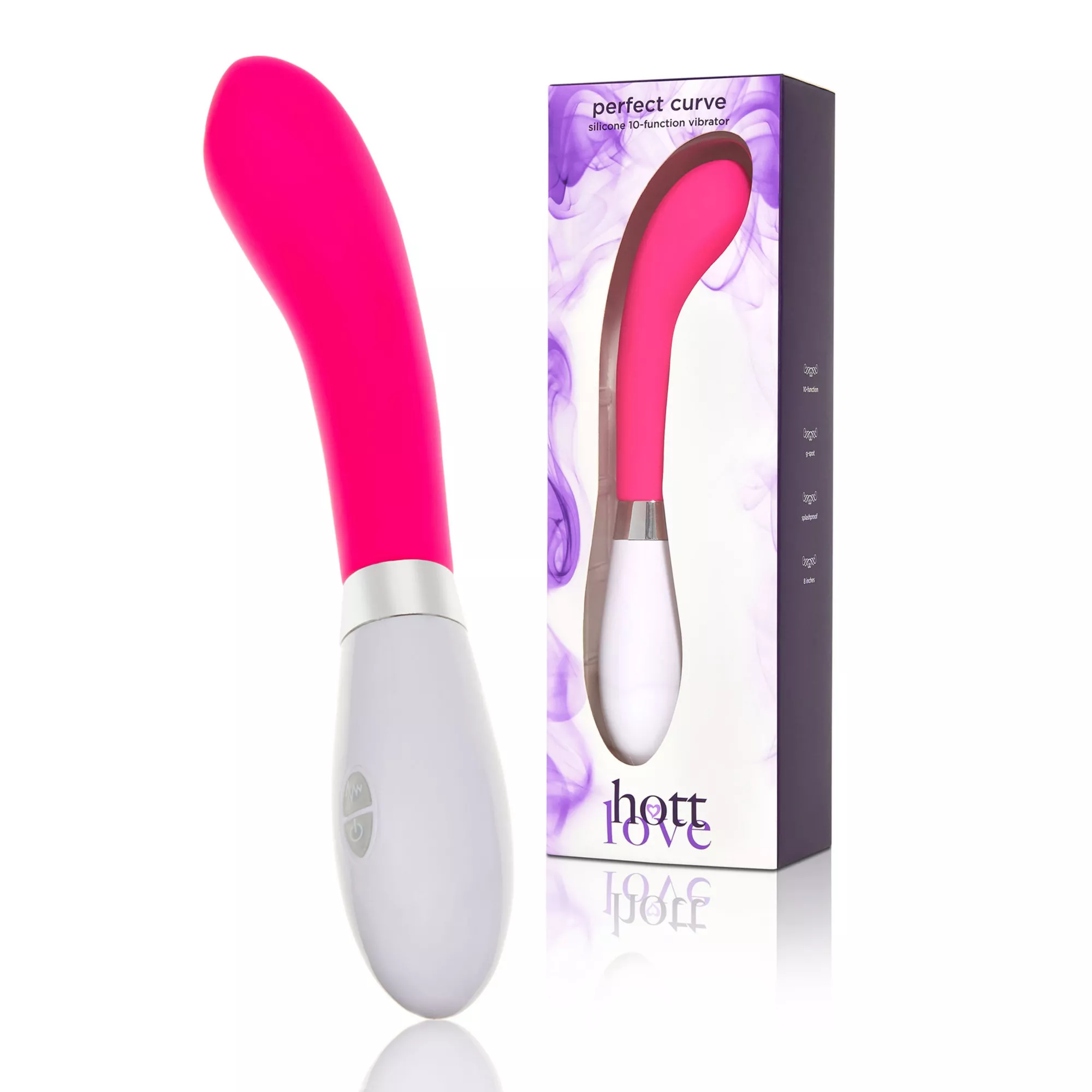 Perfect Curve Pink Multi Speed G-Spot Vibrator 7 Inch - Hott Love at Spencer's