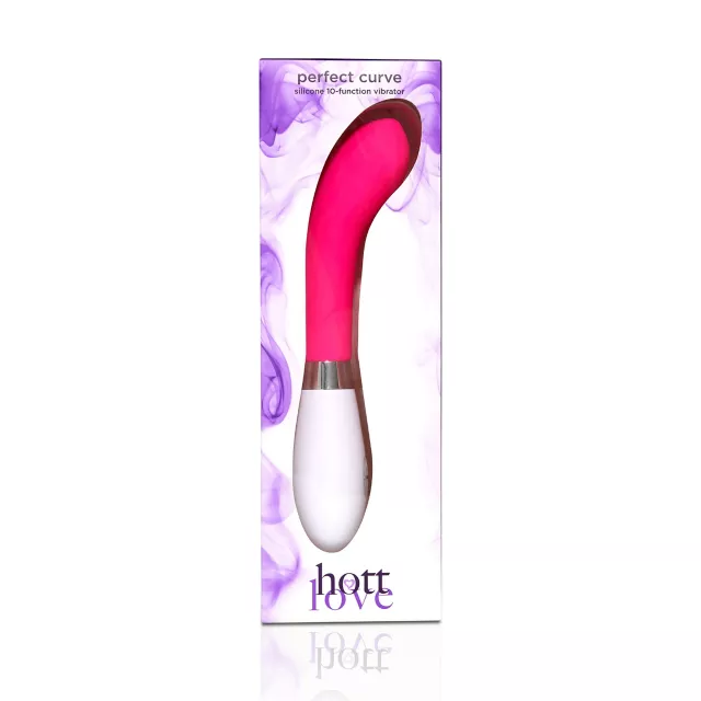 Perfect Curve Pink Multi Speed G-Spot Vibrator 7 Inch - Hott Love at Spencer's