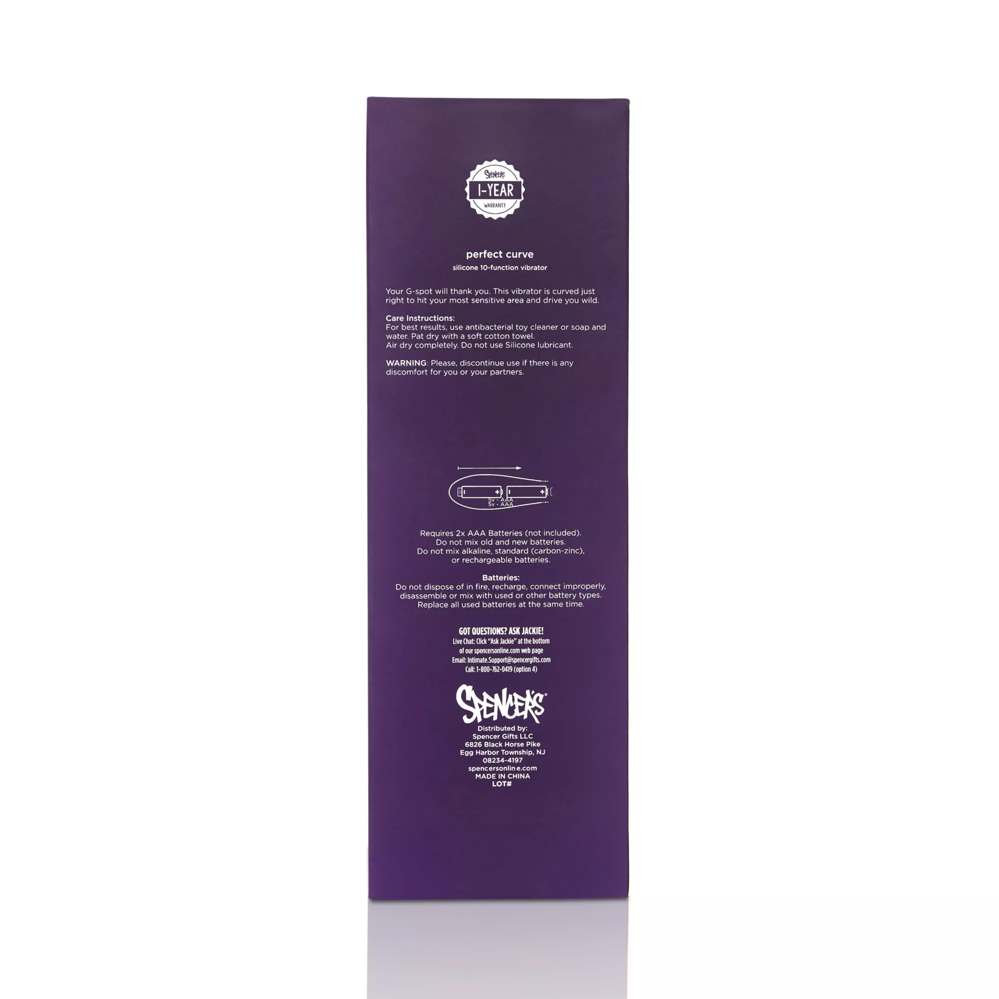 Perfect Curve Pink Multi Speed G-Spot Vibrator 7 Inch - Hott Love at Spencer's