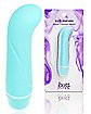Soft Curves Multi-Function Waterproof G-Spot Vibrator 5 Inch Turquoise - Hott Love