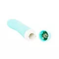 Soft Curves Multi-Function Waterproof G-Spot Vibrator 5 Inch Turquoise - Hott Love at Spencer's