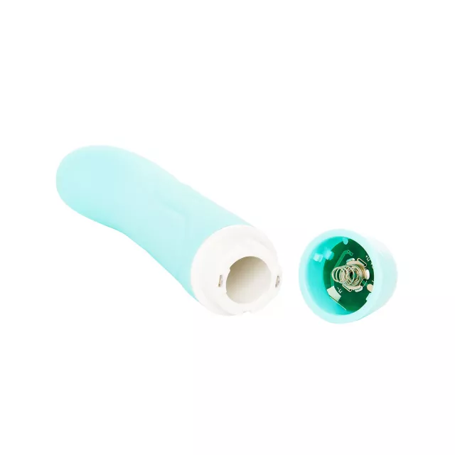Soft Curves Multi-Function Waterproof G-Spot Vibrator 5 Inch Turquoise - Hott Love at Spencer's