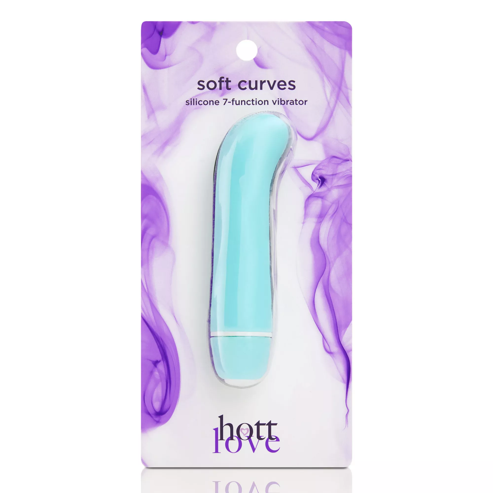 Soft Curves Multi-Function Waterproof G-Spot Vibrator 5 Inch Turquoise - Hott Love at Spencer's