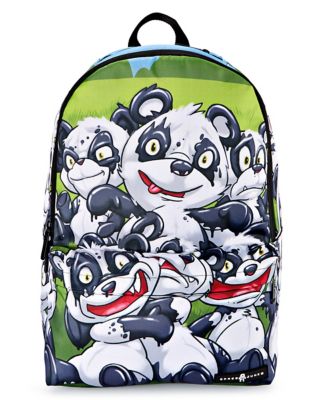 painted panda animal backpack