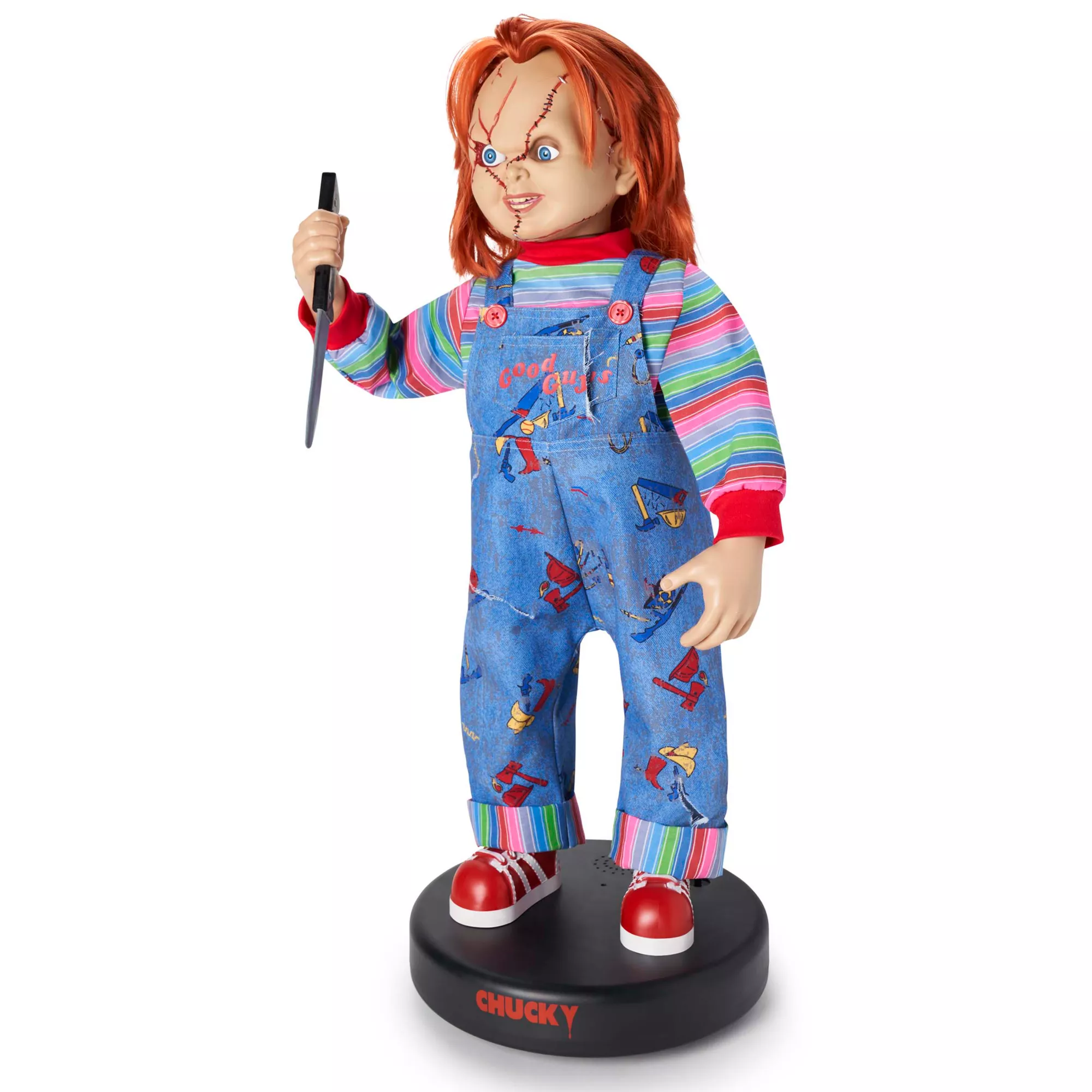 2.4 Ft Bump ‘N Go Chucky Animatronic - Decorations at Spencer's