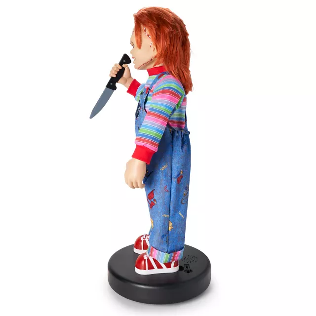 2.4 Ft Bump ‘N Go Chucky Animatronic - Decorations at Spencer's