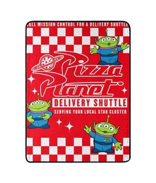 Pizza Planet Toy Story 4 Fleece Blanket Disney Spencer S