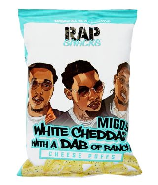 Migos White Cheddar With a Dab of Ranch Cheese Puffs