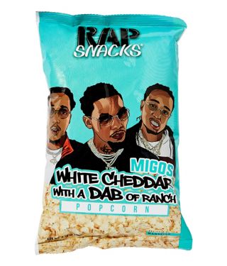 Migos White Cheddar with a Dab of Ranch Popcorn