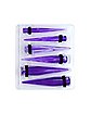Multi-Pack Purple Stretcher Ear Tapers - 6 Pair